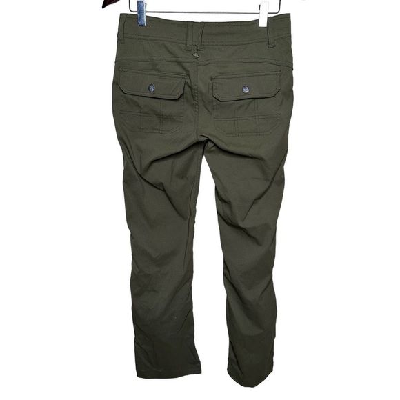 Prana Halle Convertible Snap Cargo Army Green Pants Women’s Size 0 - Picture 3 of 4